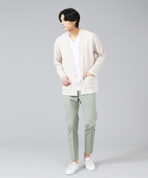 ENTRE AMIS（アントレ アミ）の「【entre amis / アントレ アミ】 GAGA スキニー チノパン（チノパンツ・メンズ・ブラック/ベージュ/グレー/グリーン・29/33/30/31/32）」の7枚目の写真