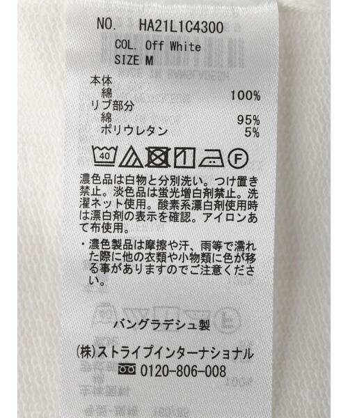 AMERICAN HOLIC(アメリカンホリック)の「袖コンシャスミニ裏毛カットプルオーバー(Tシャツ/カットソー・レディース・ブラック/オフホワイト/ミント・M/L)」の10枚目の写真
