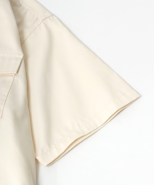 Dickies(ディッキーズ)の「Dickies(ディッキーズ)CPOワークシャツ メンズ レディース/半袖レギュラーカラーシャツ(シャツ/ブラウス・メンズ・ブラック/ベージュ/インディゴブルー/アイボリー/グリーン/ライトインディゴブルー/ストライプ/ブルー系その他・LL/M/L)」の20枚目の写真