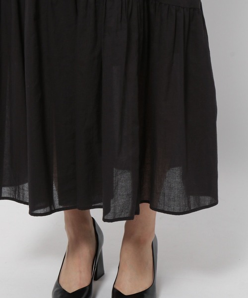 PAGEBOY(ページボーイ)の「綿100% コットンボイルティアードキャミワンピース(ワンピース・レディース・ブラック/ベージュ/ピンク系その他2/ロイヤルブルー・FREE)」の15枚目の写真