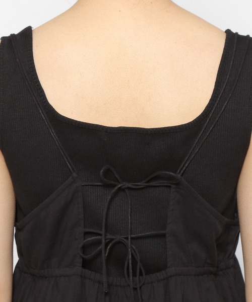 PAGEBOY(ページボーイ)の「綿100% コットンボイルティアードキャミワンピース(ワンピース・レディース・ブラック/ベージュ/ピンク系その他2/ロイヤルブルー・FREE)」の17枚目の写真