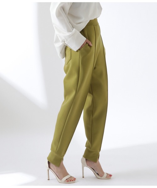 Settimissimo（セッティミッシモ）の「フロントスリットポンチジョガーパンツ（その他パンツ・レディース・ブラック/オフホワイト/オリーブ・FREE）」の16枚目の写真