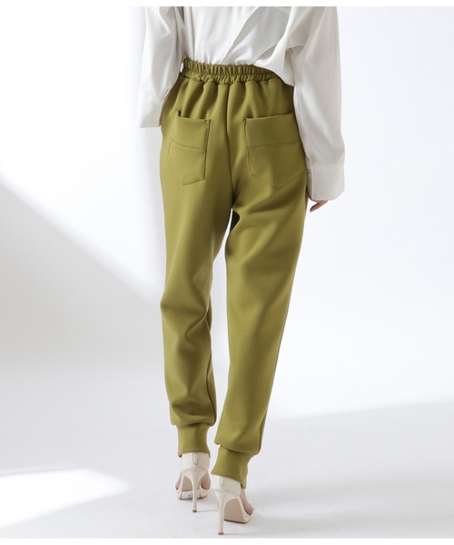 Settimissimo（セッティミッシモ）の「フロントスリットポンチジョガーパンツ（その他パンツ・レディース・ブラック/オフホワイト/オリーブ・FREE）」の12枚目の写真