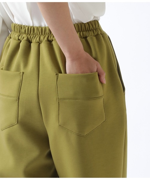 Settimissimo（セッティミッシモ）の「フロントスリットポンチジョガーパンツ（その他パンツ・レディース・ブラック/オフホワイト/オリーブ・FREE）」の4枚目の写真