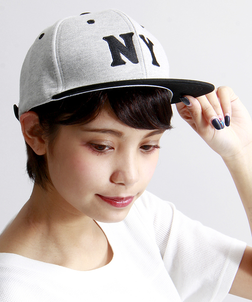 WEGO（ウィゴー）の「WEGO/NYベースボールキャップ（キャップ・メンズ・ホワイト/ブラック/グレー/グリーン/ネイビー・FREE）」の3枚目の写真