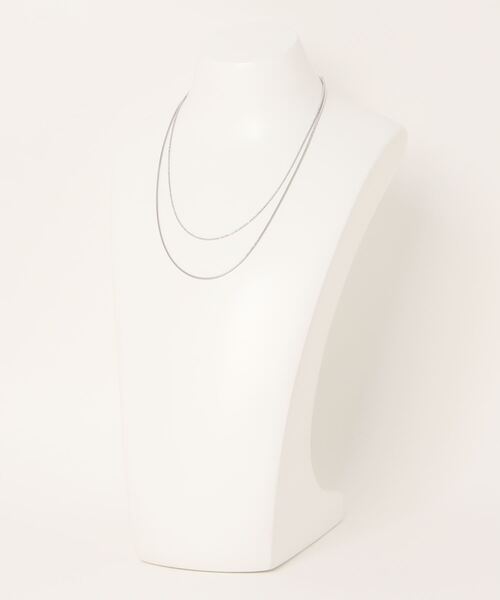y/m by sawa（イムバイサワ）の「SAWA×y/m 2連チェーンネックレス（ネックレス・メンズ・シルバー・FREE）」の7枚目の写真