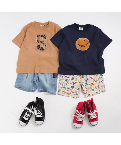 BREEZE（ブリーズ）の「もっとスズシープリペラパンツ 5分丈（その他パンツ・キッズ・オフホワイト/ベージュ/カモフラージュ/ブラック/グリーン/ネイビー・100/110/130/140/150/120/90）」の14枚目の写真