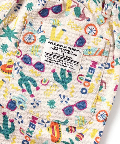 BREEZE（ブリーズ）の「もっとスズシープリペラパンツ 5分丈（その他パンツ・キッズ・オフホワイト/ベージュ/カモフラージュ/ブラック/グリーン/ネイビー・100/110/130/140/150/120/90）」の13枚目の写真