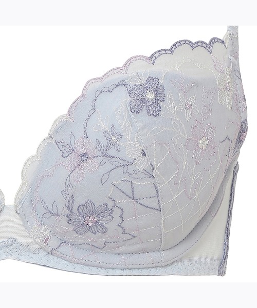 AMOSTYLE BY Triumph(アモスタイルバイトリンプ)の「AMOSTYLEホープブラ ブラジャー ヴィンテージ ブロイダリー【B,C,Dカップ】AMST1392 WHU JX(ブラジャー・レディース・ホワイト/ブラウン/ブルー・B65/B70/C70/D70/B75/C65/C75/D65/D75)」の7枚目の写真