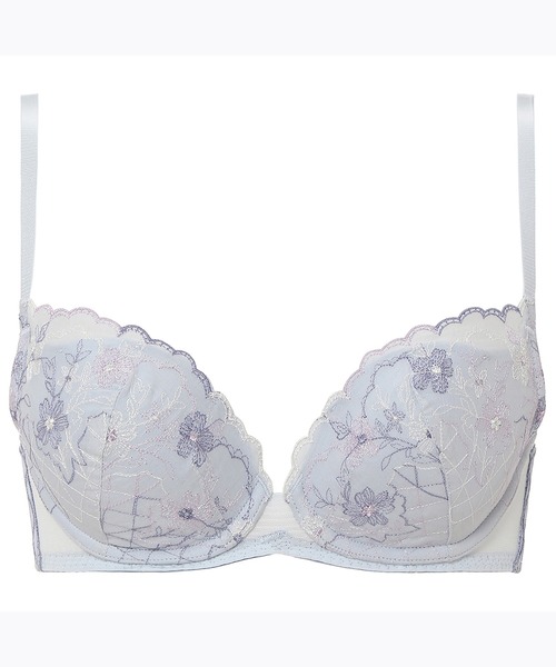 AMOSTYLE BY Triumph(アモスタイルバイトリンプ)の「AMOSTYLEホープブラ ブラジャー ヴィンテージ ブロイダリー【B,C,Dカップ】AMST1392 WHU JX(ブラジャー・レディース・ホワイト/ブラウン/ブルー・B65/B70/C70/D70/B75/C65/C75/D65/D75)」の4枚目の写真