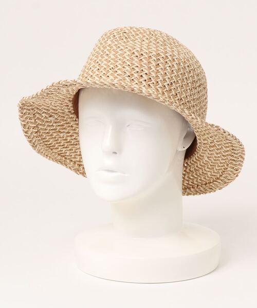 ehka sopo（エヘカソポ）の「柄編みペーパーハット（ハット・レディース・ブラック/ベージュ/ブラウン・ﾌﾘ-）」の12枚目の写真