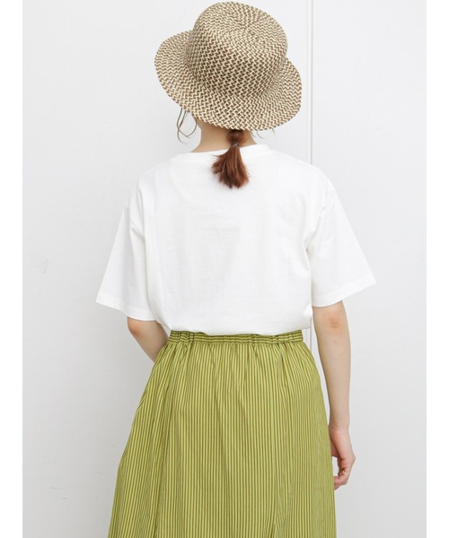 ehka sopo（エヘカソポ）の「柄編みペーパーハット（ハット・レディース・ブラック/ベージュ/ブラウン・ﾌﾘ-）」の7枚目の写真