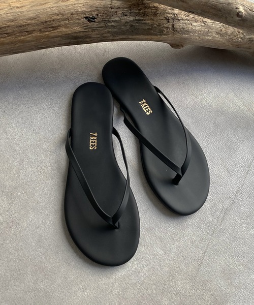TKEES（ティキーズ）の「【TKEES/ティキーズ】LILY VEGAN トングサンダル（サンダル・レディース・ブラック/ベージュ・23/24/25）」の2枚目の写真