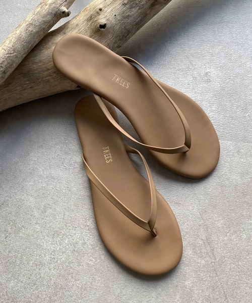 TKEES（ティキーズ）の「【TKEES/ティキーズ】LILY VEGAN トングサンダル（サンダル・レディース・ブラック/ベージュ・23/24/25）」の4枚目の写真