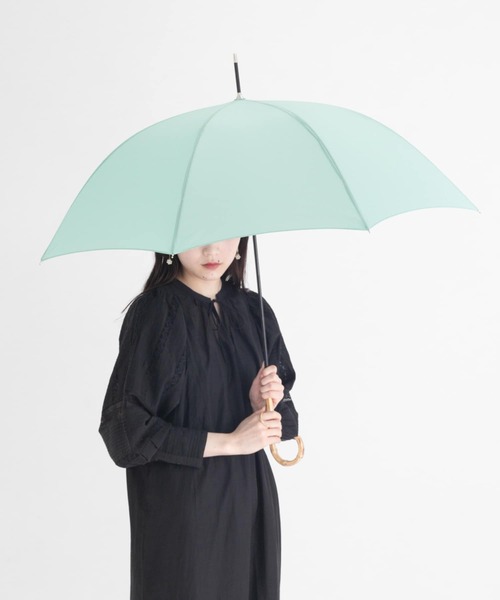 SMELLY（スメリー）の「バンブーハンドル長傘（長傘・レディース・ラベンダー/ミント/アイボリー/ベージュ/ネイビー・FREE）」の4枚目の写真