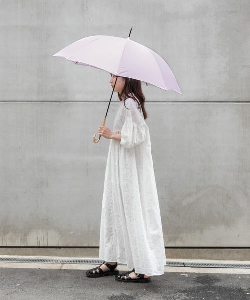 SMELLY（スメリー）の「バンブーハンドル長傘（長傘・レディース・ラベンダー/ミント/アイボリー/ベージュ/ネイビー・FREE）」の22枚目の写真