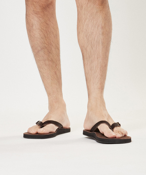 EL NIDO FLIPS(エルニドフリップス)の「【EL NIDO FLIPS for LA BOUCLE】別注 サンダル(ハラコ)(サンダル・メンズ・ブラウン・40/41/42)」の21枚目の写真