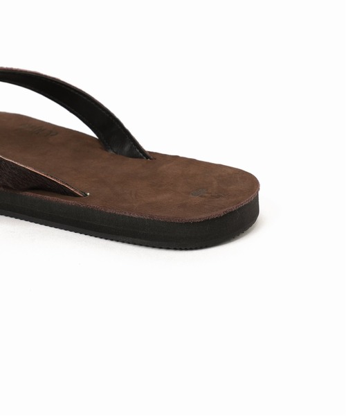 EL NIDO FLIPS(エルニドフリップス)の「【EL NIDO FLIPS for LA BOUCLE】別注 サンダル(ハラコ)(サンダル・メンズ・ブラウン・40/41/42)」の8枚目の写真