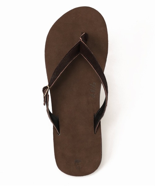 EL NIDO FLIPS(エルニドフリップス)の「【EL NIDO FLIPS for LA BOUCLE】別注 サンダル(ハラコ)(サンダル・メンズ・ブラウン・40/41/42)」の10枚目の写真