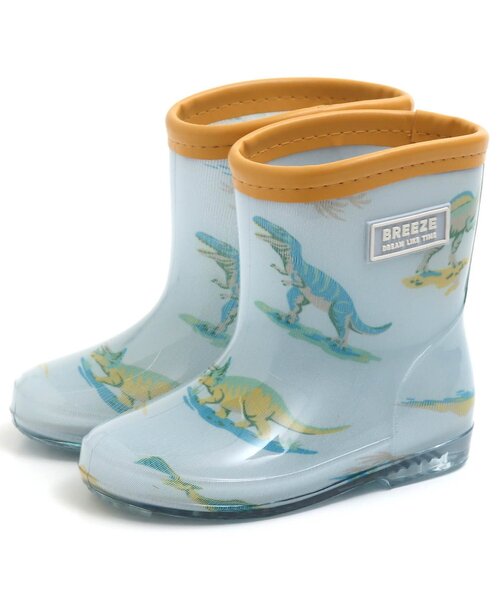 BREEZE（ブリーズ）の「4色4柄レインシューズ（レインシューズ・キッズ・サックスブルー/レインボー/ピンク/ラベンダー・15 /14/18/17/16）」の2枚目の写真