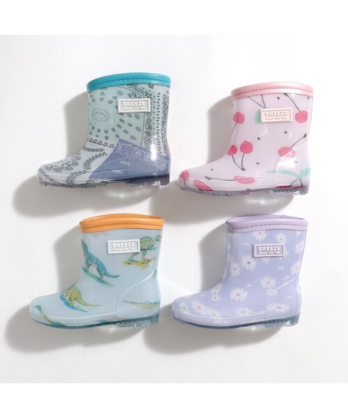 BREEZE（ブリーズ）の「4色4柄レインシューズ（レインシューズ・キッズ・サックスブルー/レインボー/ピンク/ラベンダー・15 /14/18/17/16）」の10枚目の写真