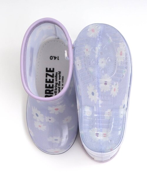 BREEZE（ブリーズ）の「4色4柄レインシューズ（レインシューズ・キッズ・サックスブルー/レインボー/ピンク/ラベンダー・15 /14/18/17/16）」の15枚目の写真