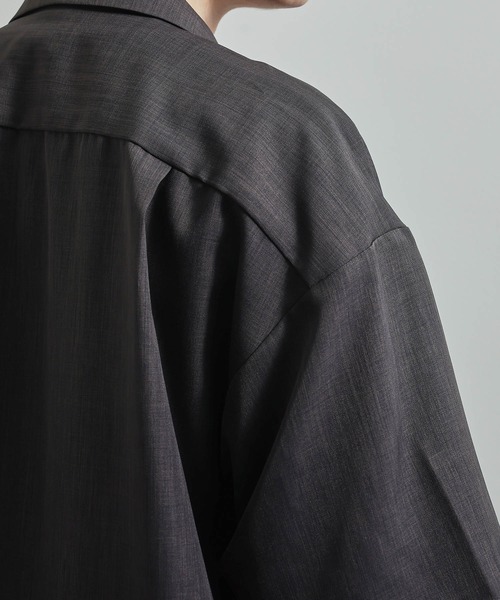 JUNRED（ジュンレッド）の「ソフトウィンドオープンカラーシャツ（シャツ/ブラウス・メンズ・チャコールグレー/グリーン/ブラック系その他/ベージュ系その他・LL/M/L）」の22枚目の写真