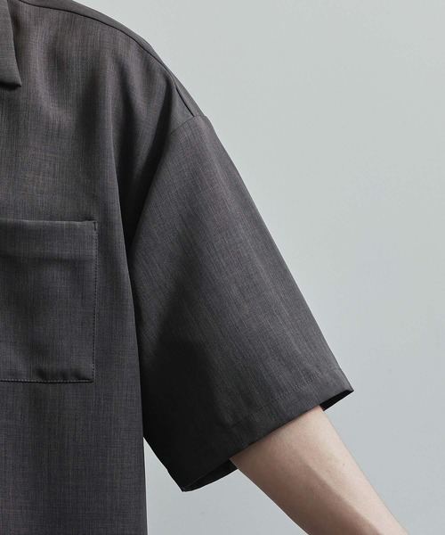 JUNRED（ジュンレッド）の「ソフトウィンドオープンカラーシャツ（シャツ/ブラウス・メンズ・チャコールグレー/グリーン/ブラック系その他/ベージュ系その他・LL/M/L）」の19枚目の写真