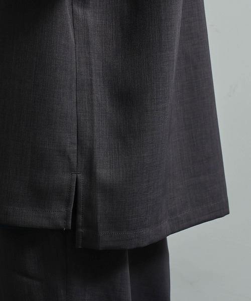 JUNRED（ジュンレッド）の「ソフトウィンドオープンカラーシャツ（シャツ/ブラウス・メンズ・チャコールグレー/グリーン/ブラック系その他/ベージュ系その他・LL/M/L）」の7枚目の写真