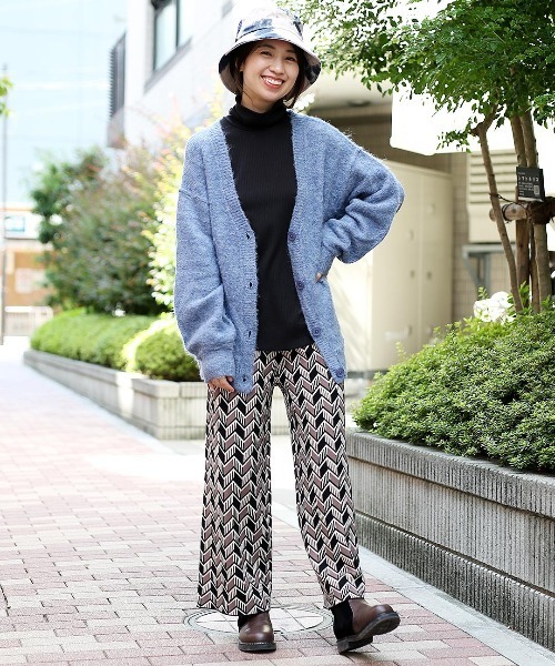 チチカカ（チチカカ）の「シャギー起毛カーディガン（カーディガン/ボレロ・レディース・パープル/ブルー/グリーン・FREE）」の11枚目の写真