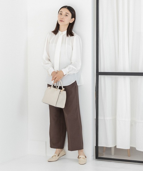 LEPSIM(レプシィム)の「【ゼロかる】キレイめ2WAYバッグ 295311(ショルダーバッグ・レディース・ブラック/アイボリー/グレイッシュベージュ・ONE SIZE)」の6枚目の写真