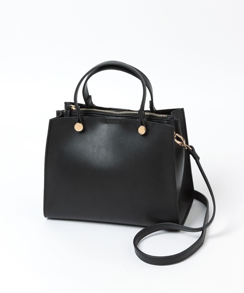 LEPSIM(レプシィム)の「【ゼロかる】キレイめ2WAYバッグ 295311(ショルダーバッグ・レディース・ブラック/アイボリー/グレイッシュベージュ・ONE SIZE)」の11枚目の写真