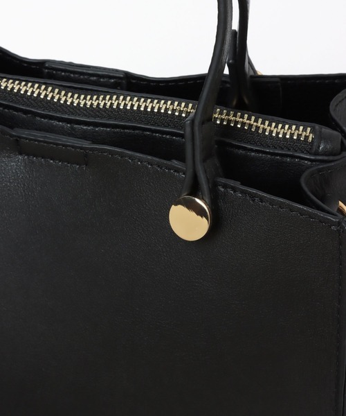 LEPSIM(レプシィム)の「【ゼロかる】キレイめ2WAYバッグ 295311(ショルダーバッグ・レディース・ブラック/アイボリー/グレイッシュベージュ・ONE SIZE)」の18枚目の写真