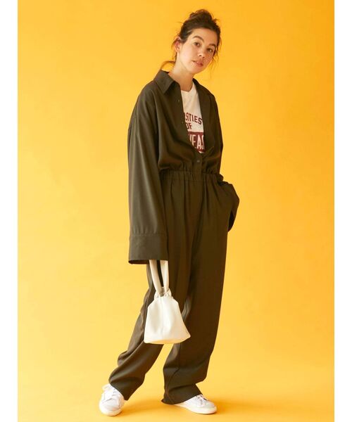 Ungrid（アングリッド）の「ワンハンドルサークルバッグ（ハンドバッグ・レディース・オフホワイト/ブラウン/グリーン・FREE）」の5枚目の写真