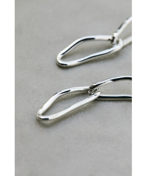 STYLEMIXER（スタイルミキサー）の「リーブチェーンピアス（ピアス（両耳用）・レディース・シルバー/ゴールド・FREE）」の3枚目の写真