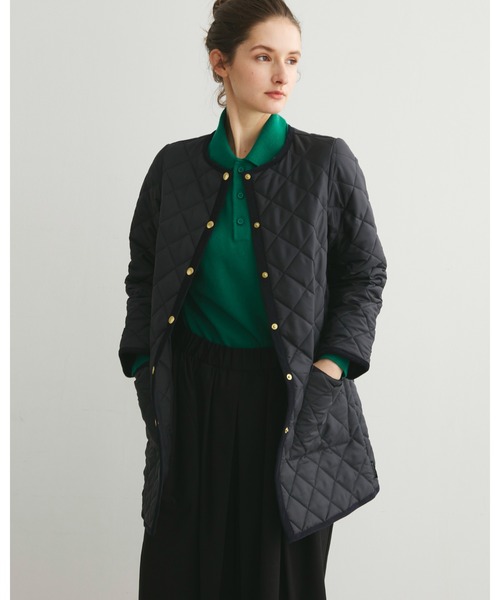 Traditional Weatherwear（トラディショナルウェザーウェア）の「ARKLEY MIDDLE（その他アウター・レディース・ネイビー/カーキ/アイボリー/ブラック×ブラック/ベージュ系その他・36/34/32）」の11枚目の写真