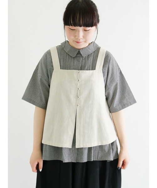 Samansa Mos2（サマンサ モスモス）の「キャミビスチェ（ベスト・レディース・ベージュ/モカ/チャコール・ﾌﾘ-）」の16枚目の写真