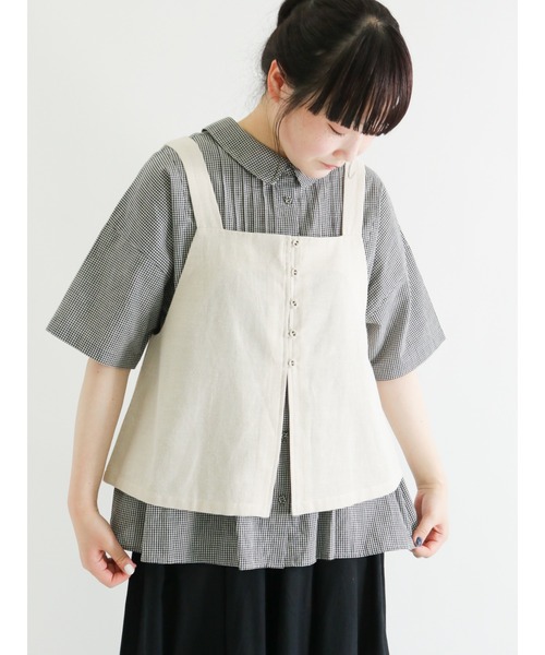 Samansa Mos2（サマンサ モスモス）の「キャミビスチェ（ベスト・レディース・ベージュ/モカ/チャコール・ﾌﾘ-）」の19枚目の写真