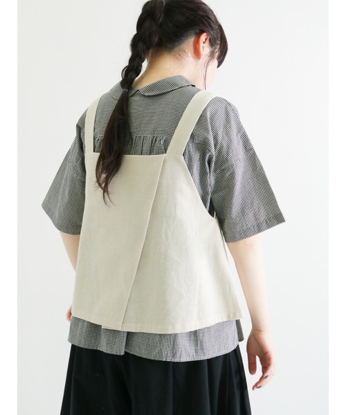 Samansa Mos2（サマンサ モスモス）の「キャミビスチェ（ベスト・レディース・ベージュ/モカ/チャコール・ﾌﾘ-）」の5枚目の写真