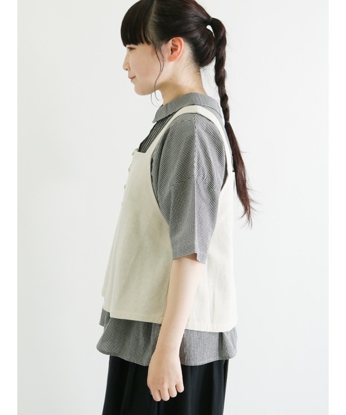 Samansa Mos2（サマンサ モスモス）の「キャミビスチェ（ベスト・レディース・ベージュ/モカ/チャコール・ﾌﾘ-）」の13枚目の写真