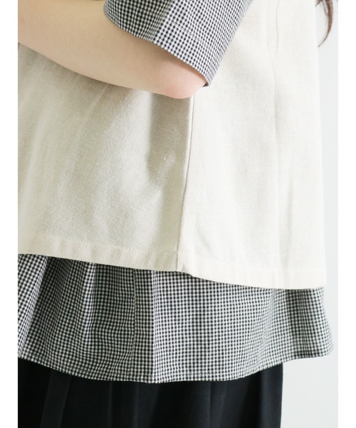 Samansa Mos2（サマンサ モスモス）の「キャミビスチェ（ベスト・レディース・ベージュ/モカ/チャコール・ﾌﾘ-）」の17枚目の写真