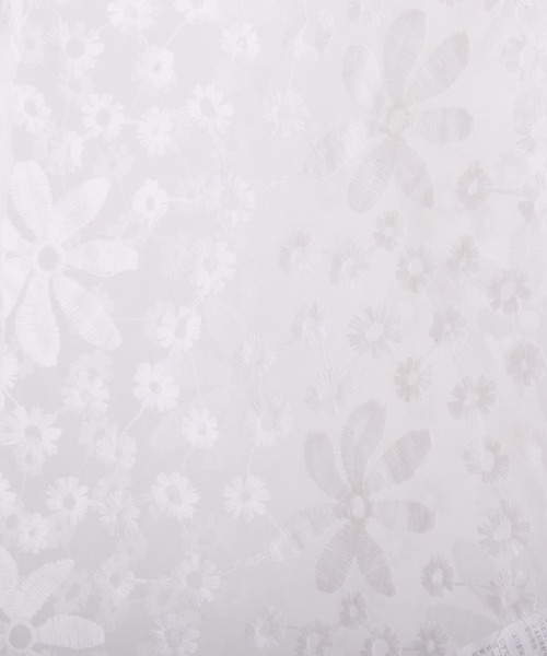 PAPAVER(パパヴェル)の「【papaver】パールボタンオーガンジーBL(シャツ/ブラウス・レディース・ブラック/アイボリー/オフホワイト/ミント・MEDIUM)」の12枚目の写真