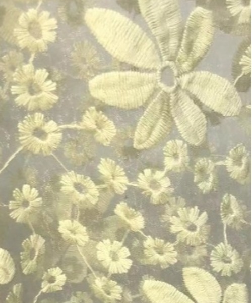 PAPAVER(パパヴェル)の「【papaver】パールボタンオーガンジーBL(シャツ/ブラウス・レディース・ブラック/アイボリー/オフホワイト/ミント・MEDIUM)」の5枚目の写真