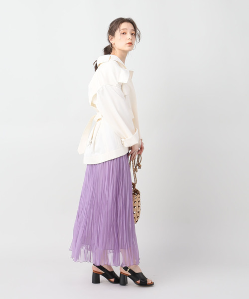 journal standard L'essage（ジャーナルスタンダードレサージュ）の「【Co/コー】COTTON WOOL MILITARY BZ:ミリタリーブルゾン（ミリタリージャケット・レディース・アイボリー・X-SMALL）」の8枚目の写真