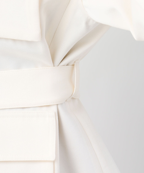 journal standard L'essage（ジャーナルスタンダードレサージュ）の「【Co/コー】COTTON WOOL MILITARY BZ:ミリタリーブルゾン（ミリタリージャケット・レディース・アイボリー・X-SMALL）」の15枚目の写真