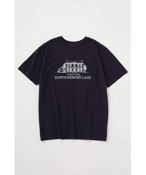 MOUSSY（マウジー）の「DOWN MEMORY LANE Tシャツ（Tシャツ/カットソー・レディース・アイボリー/ライトピンク/ダークネイビー・FREE）」の3枚目の写真