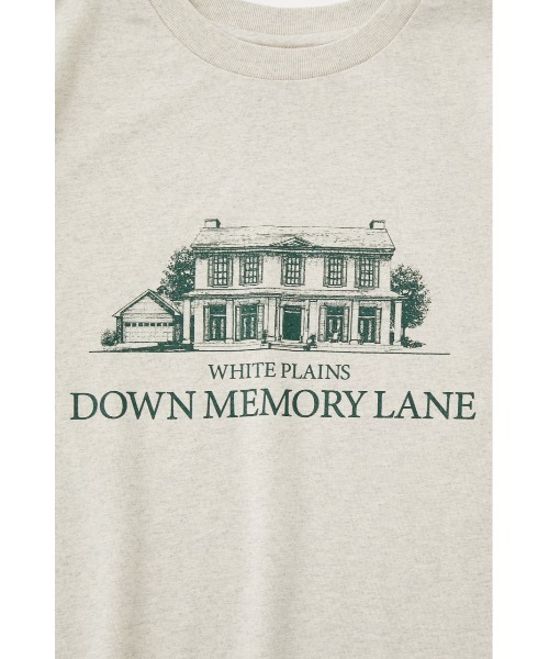 MOUSSY（マウジー）の「DOWN MEMORY LANE Tシャツ（Tシャツ/カットソー・レディース・アイボリー/ライトピンク/ダークネイビー・FREE）」の10枚目の写真
