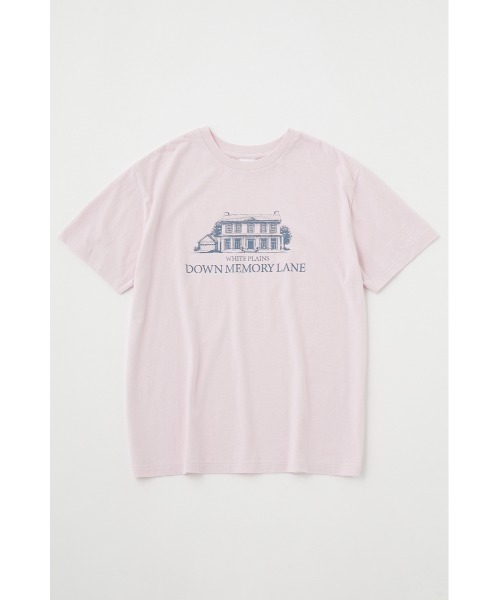 MOUSSY（マウジー）の「DOWN MEMORY LANE Tシャツ（Tシャツ/カットソー・レディース・アイボリー/ライトピンク/ダークネイビー・FREE）」の14枚目の写真