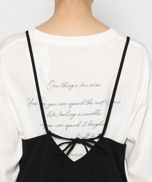 GLOBAL WORK（グローバルワーク）の「スゴラクストレッチキャミワンピ/345783（ワンピース・レディース・ブラック/ダークブラウン/カーキ・FREE）」の10枚目の写真