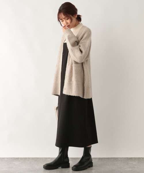 GLOBAL WORK（グローバルワーク）の「スゴラクストレッチキャミワンピ/345783（ワンピース・レディース・ブラック/ダークブラウン/カーキ・FREE）」の19枚目の写真